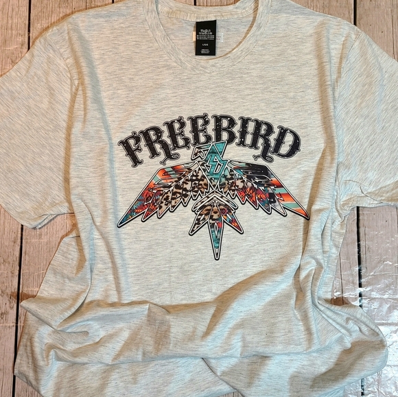 Freebird Graphic T-Shirt – Vintage Rock Eagle Tee – Bold Shirt for Classic Rock - Picture 8 of 12